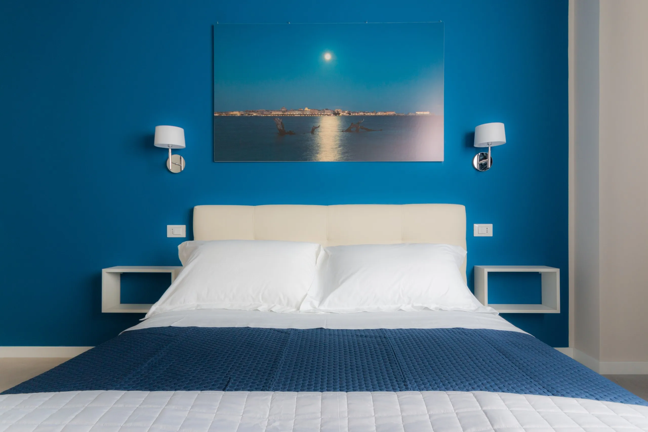 Pokoj Blue Hour, okno