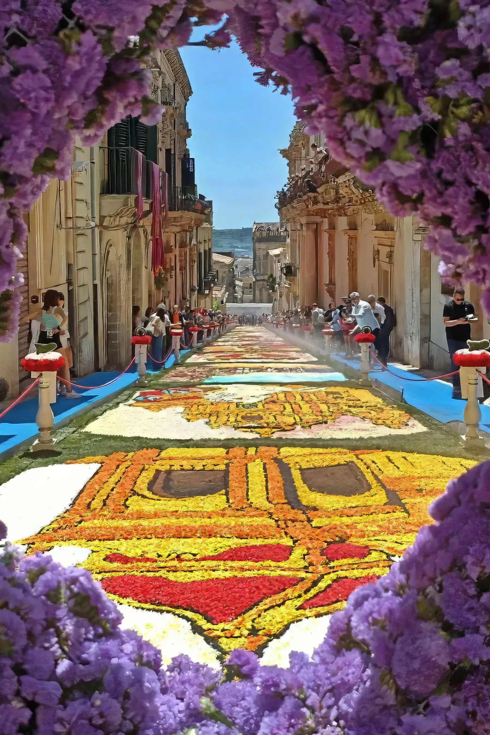 Infiorata di Noto — Via Nicolaci